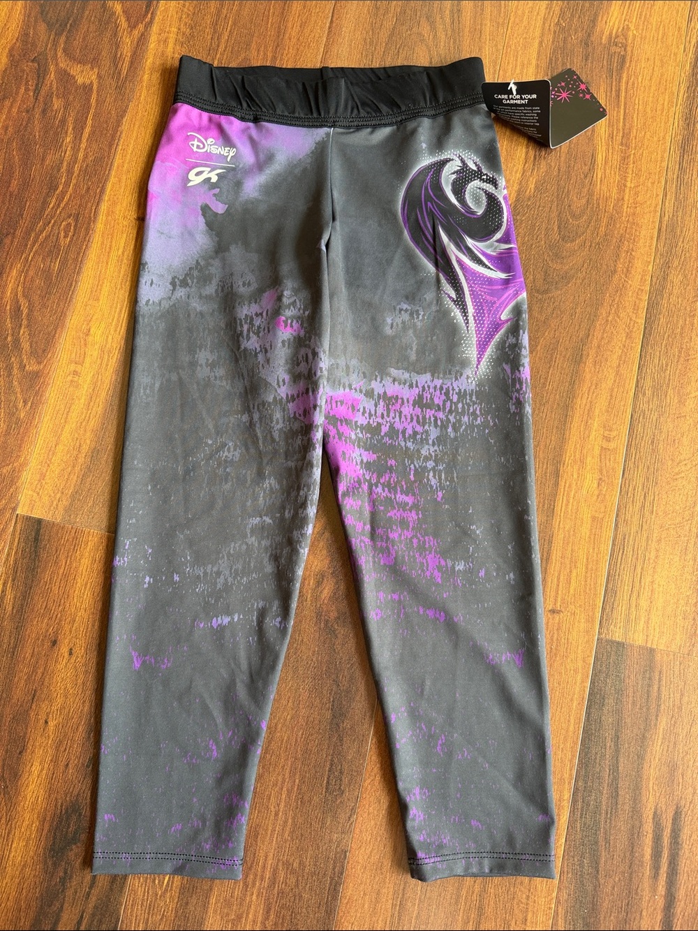 GK Disney Descendants Capri Leggings Gymnastics Dance AS Adult S New